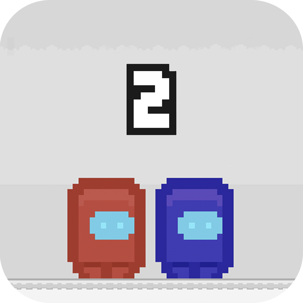 Game Pixel Us Red and Blue 2